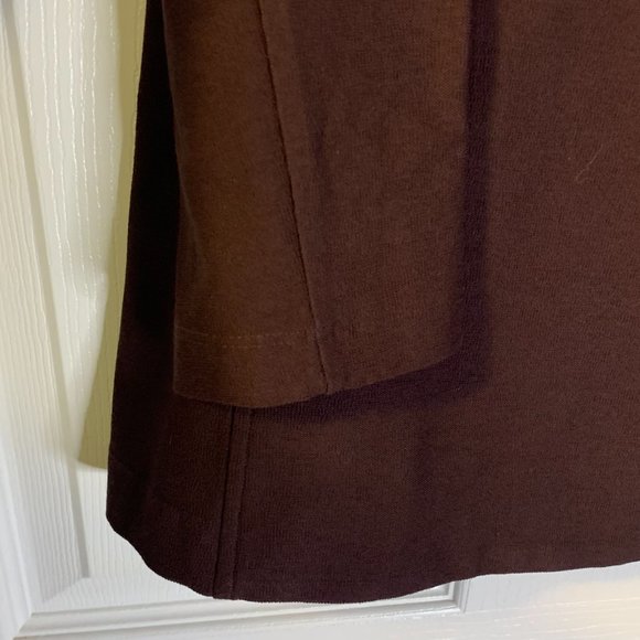 Eileen Fisher Crepe Blazer Petite Size PP 2P 4P NEW Brown Neutral Fall Career - Picture 4 of 9